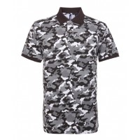 Asquith & Fox - Men's camo piqué polo - AQ018