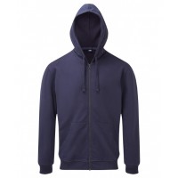 Asquith & Fox - Men's coastal vintage wash loop back zip through hoodie - AQ046