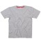 Heather Grey Melange/Red