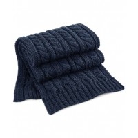 Beechfield - Cable knit melange scarf - BC499