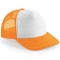 Fluorescent Orange/ White