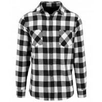 Build Your Brand - Checked flannel shirt - BY031