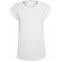 Build Your Brand - Women's organic extended shoulder tee - BY138