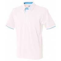 Front Row - Contrast piqué polo shirt - FR200