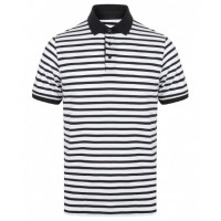 Front Row - Striped Jersey polo shirt - FR230