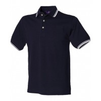 Henbury - Double tipped collar and cuff polo shirt - HB150