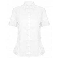 Henbury - Women's modern short sleeve Oxford shirt - HB518