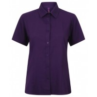 Henbury - Women's wicking antibacterial short sleeve shirt - HB596