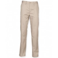 Henbury - 65/35 flat fronted chino trousers - HB640