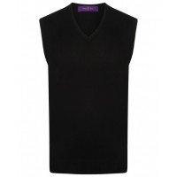 Henbury - Sleeveless v-neck jumper - HB724