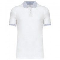 Kariban - Two-tone piqué polo shirt - KB258