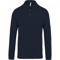 Kariban - Jersey knit long sleeve polo shirt - KB264