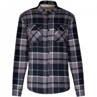 Kariban - Sherpa-lined checked shirt jacket - KB579