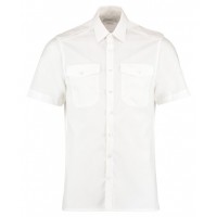 Kustom Kit - Pilot shirt short-sleeved (tailored fit) - KK133