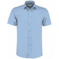 Kustom Kit - Poplin shirt short-sleeved (tailored fit) - KK141