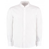 Kustom Kit - Premier Mandarin collar shirt long-sleeved (tailored fit) - KK161