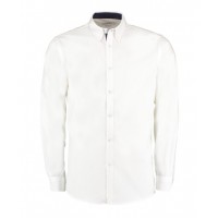 Kustom Kit - Contrast premium Oxford shirt (button-down collar) long-sleeved (tailored fit) - KK190