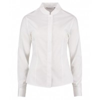 Kustom Kit - Women's mandarin collar shirt long-sleeved (tailored fit) - KK261