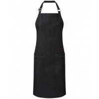 Premier - Cotton denim bib apron, organic and Fairtrade certified - PR113