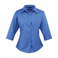 Premier - Women's ¾ sleeve poplin blouse - PR305