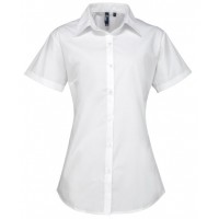 Premier - Women's supreme poplin short sleeve shirt - PR309