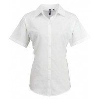 Premier - Women's signature Oxford short sleeve shirt - PR336