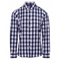 Premier - Women's Mulligan check cotton long sleeve shirt - PR350