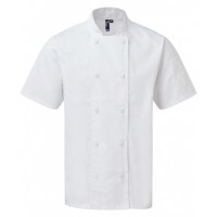 Premier - Chefs coolchecker short sleeve jacket - PR902