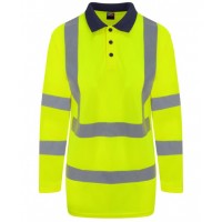 Prortx High Visibility - High visibility long sleeve polo - RX715