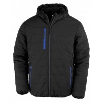 Result Genuine Recycled - Recycled black compass padded winter jacket - R240X