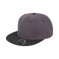 Result Headwear - Bronx original flat peak snapback dual colour cap - RC82X