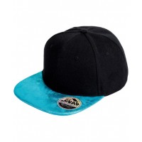 Result Headwear - Bronx glitter flat peak snapback cap - RC87X