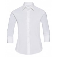 Russell Collection - Women's ¾ sleeve easycare fitted shirt - J946F