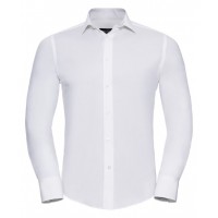 Russell Collection - Long sleeve easycare fitted shirt - J946M