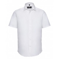 Russell Collection - Short sleeve easycare fitted shirt - J947M