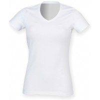 Sf - Feel good women's stretch v-neck t-shirt - SK122