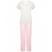 Towel City - Women's long pant pyjama set (in a bag) - TC053