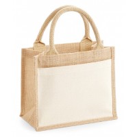 Westford Mill - Cotton pocket jute gift bag - WM425