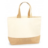 Westford Mill - Jute base canvas tote XL - WM452