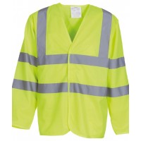 Yoko - Hi-vis long sleeve waistcoat (HVJ200) - YK007