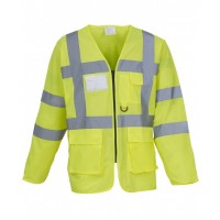 Yoko - Hi-vis executive long sleeve waistcoat (HVJ800) - YK014