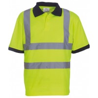 Yoko - Hi-vis short sleeve polo (HVJ210) - YK020