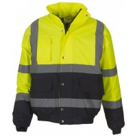 Yoko - Hi-vis two-tone bomber jacket (HVP218) - YK044