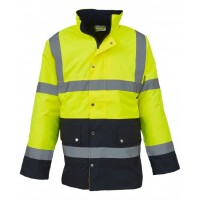 Yoko - Hi-vis two-tone motorway jacket (HVP302) - YK048