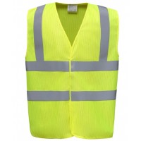 Yoko - Hi-vis flame-retardant anti-static waistcoat (HVW100ASFR) - YK075