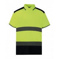 Yoko - Hi-vis two-tone polo shirt (HVJ220) - YK104