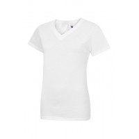 Uneek - Ladies Classic V Neck T Shirt - UC319