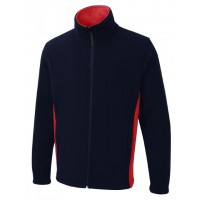 Uneek - Two Tone Full Zip Fleece Jacket - UC617