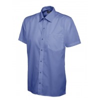 Uneek - Mens Poplin Half Sleeve Shirt - UC710